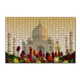 Cakapuzzle Tac Mahal Yakın Çekim 120 Parça Ahşap Puzzle