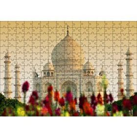 Cakapuzzle Tac Mahal Yakın Çekim 120 Parça Ahşap Puzzle