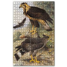 Cakapuzzle Taçlı Sağadet Kartallar Ahşap 1000 Parça Puzzle