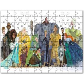 Cakapuzzle Taht Oyunları Karakter Tasarımı Animasyon Mdf 1000 Parça Puzzle