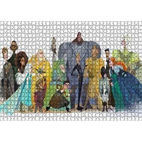 Cakapuzzle Taht Oyunları Karakter Tasarımı Animasyon Mdf 1000 Parça Puzzle