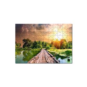 Cakapuzzle Tahta İskele Şimşekli Gökler ve Güneşli Hava Mdf 120 Parça Puzzle