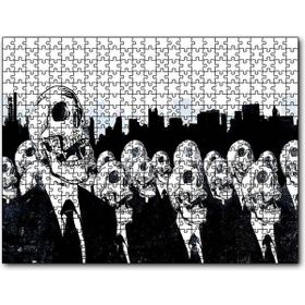 Cakapuzzle Takım Elbiseli Kurukafalar Sb Mdf 120 Parça Puzzle
