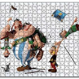 Cakapuzzle Tanrıların Etki Alanı Asterix Görseli Mdf 120 Parça Puzzle