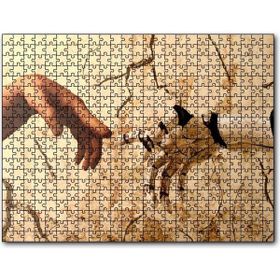 Cakapuzzle Tanrının Eli ve Robot Eli Revizyon 120 Parça Puzzle