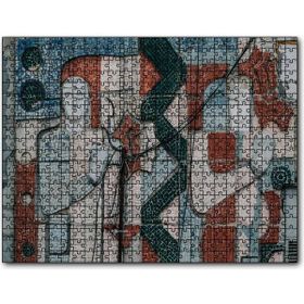 Cakapuzzle Tarihi Duvar Mozaiği Adam ve Kadın 255 Parça Puzzle