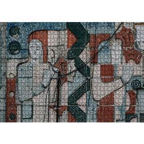 Cakapuzzle Tarihi Duvar Mozaiği Adam ve Kadın Mdf 1000 Parça Puzzle