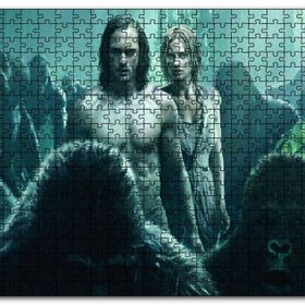 Cakapuzzle Tarzan Jane ve Maymunlar Ahşap 500 Parça Puzzle
