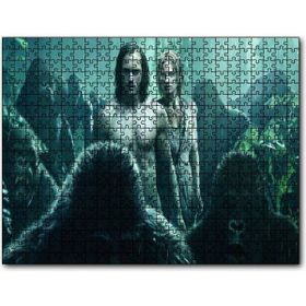 Cakapuzzle Tarzan Jane ve Maymunlar Ahşap 500 Parça Puzzle
