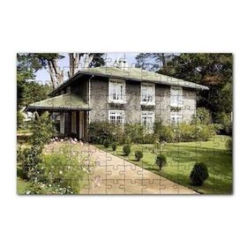 Cakapuzzle Taş Ev Görseli 120 Parça Ahşap Puzzle