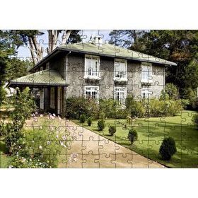 Cakapuzzle Taş Ev Görseli 120 Parça Ahşap Puzzle