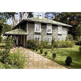 Cakapuzzle Taş Ev Görseli 120 Parça Ahşap Puzzle