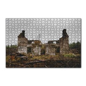 Cakapuzzle Taş Evin Yıkıntıları 120 Parça Ahşap Puzzle