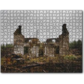 Cakapuzzle Taş Evin Yıkıntıları Mdf 1000 Parça Puzzle