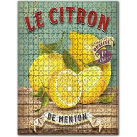 Cakapuzzle Taze Limon Afişi Görseli Ahşap 255 Parça Puzzle