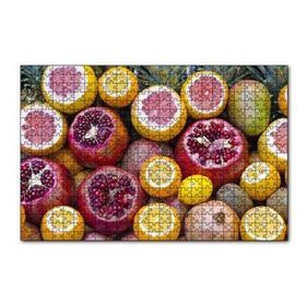 Cakapuzzle Taze Meyveler Nar Portakal Greyfurt Kivi 120 Parça Ahşap Puzzle