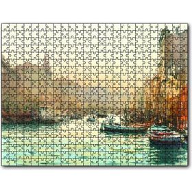 Cakapuzzle Tekne Şehir Manzara 500 Parça Puzzle