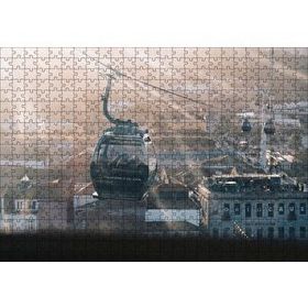 Cakapuzzle Teleferik Yakın Plan Mdf 500 Parça Puzzle