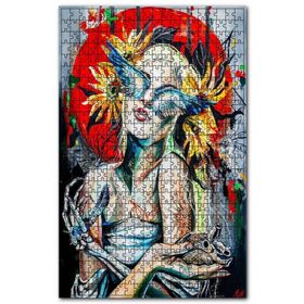 Cakapuzzle Terazi Burcu Gerçeküstü Resim Sanatı Ahşap 255 Parça Puzzle