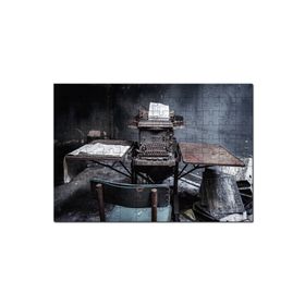 Cakapuzzle Terkedilmiş Daktilo Görseli Mdf 1000 Parça Puzzle