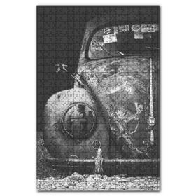 Cakapuzzle Terkedilmiş Volkswagen Tosbağa Ahşap 500 Parça Puzzle