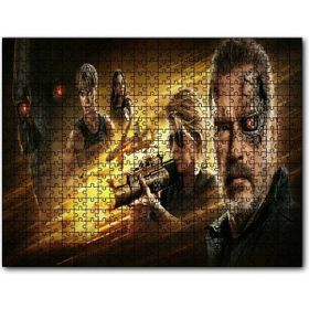 Cakapuzzle Terminator Dark Fate Arnold Linda Ahşap 500 Parça Puzzle