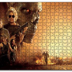 Cakapuzzle Terminator Dark Fate Kompozisyon Mdf 120 Parça Puzzle