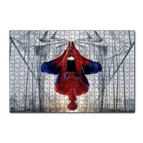 Cakapuzzle Ters Asılı Duran Spider Man 120 Parça Ahşap Puzzle