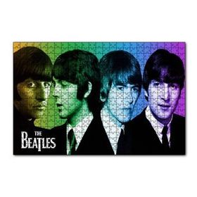 Cakapuzzle The Beatles Renk Geçişli Portre 120 Parça Ahşap Puzzle