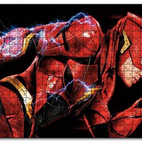 Cakapuzzle the Flash Ezra Miller Electricity Ahşap 255 Parça Puzzle