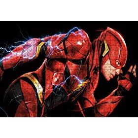 Cakapuzzle the Flash Ezra Miller Electricity Ahşap 500 Parça Puzzle