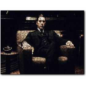 Cakapuzzle The Godfather Al Pacino Koltukta 1000 Parça Ahşap Puzzle