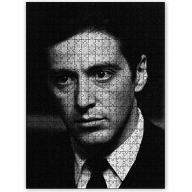 Cakapuzzle the Godfather Al Pacino Siyah Beyaz Ahşap 255 Parça Puzzle