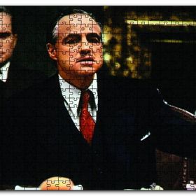 Cakapuzzle The Godfather Marlon Brando Yemek Masasında Mdf 120 Parça Puzzle
