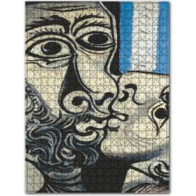 Cakapuzzle the Kiss 1969 By Pablo Picasso Ahşap 1000 Parça Puzzle