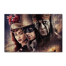 Cakapuzzle The Lone Ranger Filmi Görseli 120 Parça Ahşap Puzzle