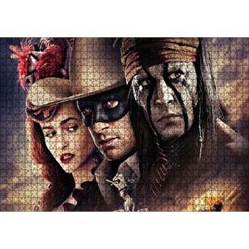 Cakapuzzle The Lone Ranger Filmi Görseli 120 Parça Ahşap Puzzle