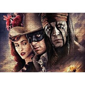 Cakapuzzle The Lone Ranger Filmi Görseli 120 Parça Ahşap Puzzle