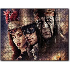 Cakapuzzle The Lone Ranger Filmi Görseli Mdf 120 Parça Puzzle