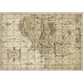 Cakapuzzle The Lord of the Rings Ortadünya Haritası 120 Parça Ahşap Puzzle