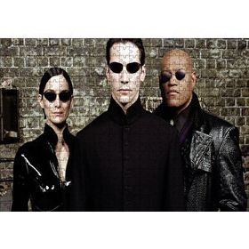 Cakapuzzle The Matrix Neo Trinity ve Morpheus 120 Parça Ahşap Puzzle