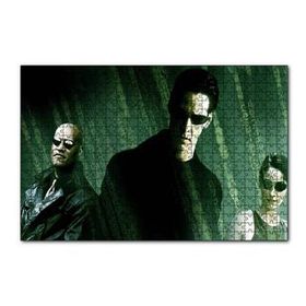 Cakapuzzle The Matrix Neo Trinity ve Morpheus Full Renkli 120 Parça Ahşap Puzzle