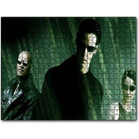 Cakapuzzle The Matrix Neo Trinity ve Morpheus Mdf 120 Parça Puzzle