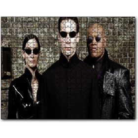 Cakapuzzle The Matrix Neo Trinity ve Morpheus Mdf 120 Parça Puzzle