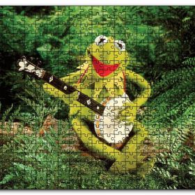 Cakapuzzle The Muppets Kurbağa Kermit ve Enstrümanı Mdf 500 Parça Puzzle