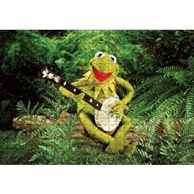 Cakapuzzle The Muppets Kurbağa Kermit ve Enstrümanı Mdf 500 Parça Puzzle