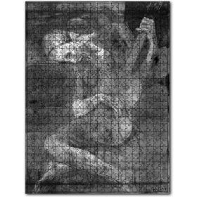 Cakapuzzle the Old Guitarist 1903 By Pablo Picasso Ahşap 500 Parça Puzzle