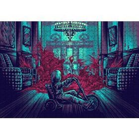 Cakapuzzle The Shining İkizler ve Bisikletli Çocuk 120 Parça Ahşap Puzzle