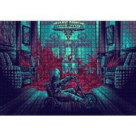 Cakapuzzle The Shining İkizler ve Bisikletli Çocuk 120 Parça Ahşap Puzzle