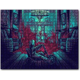 Cakapuzzle The Shining İkizler ve Bisikletli Çocuk Mdf 120 Parça Puzzle